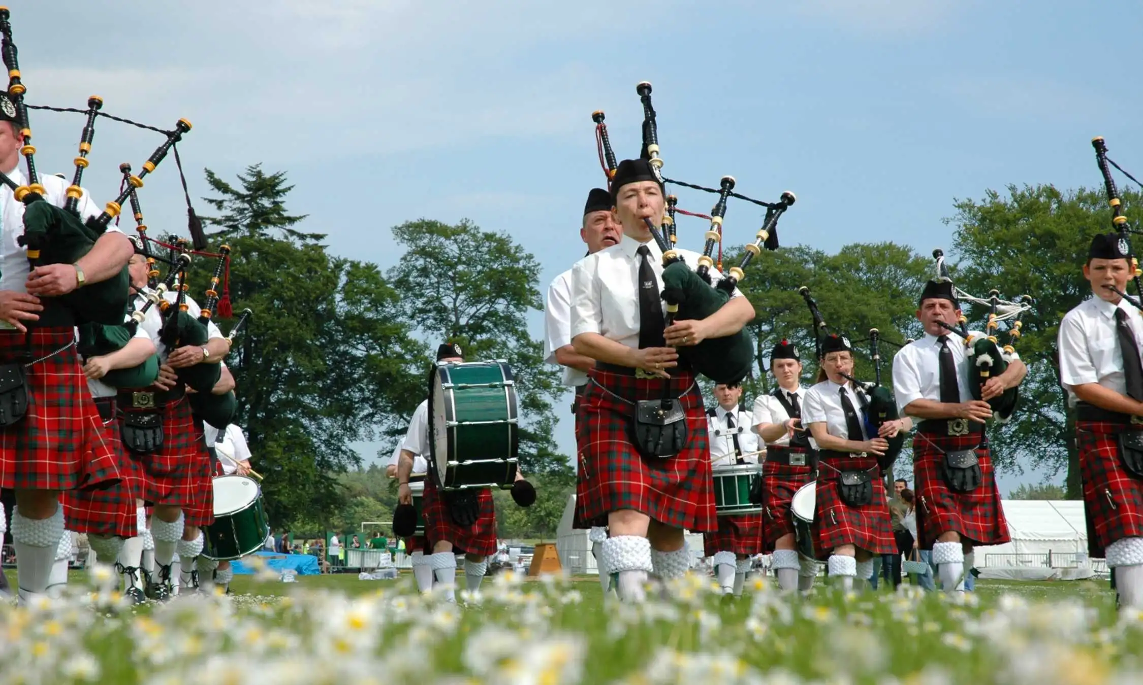 Tour della Scozia cornamuse